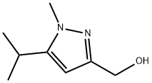 (5-Isopropyl-1-methyl-1H-pyrazol-3-yl)-methanol 结构式