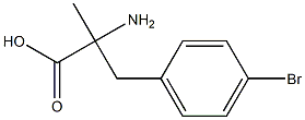 2-Amino-3-(4-bromo-phenyl)-2-methyl-propionic acid 结构式
