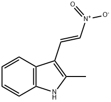 2-Methyl-3-(2-nitro-vinyl)-1H-indole 结构式