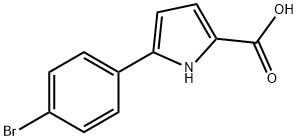 5-(4-Bromo-phenyl)-1H-pyrrole-2-carboxylic acid 结构式