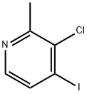 3-氯-4-碘-2-甲基吡啶 结构式