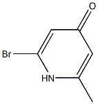 2-溴-6-甲基吡啶-4-醇 结构式