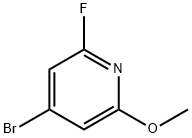 4-溴-2-氟-6-甲氧基吡啶 结构式