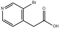 2-(3-溴吡啶-4-基)乙酸 结构式