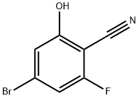 4-溴-2-氟-6-羟基苯腈 结构式