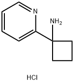 1-(吡啶-2-基)环丁烷-1-胺二盐酸盐 结构式