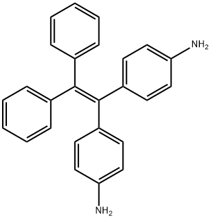 1,2-二苯基-1,2-二(4-氨基苯)乙烯 结构式