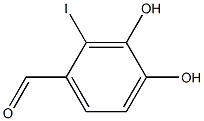 3,4-dihydroxy-2-iodobenzaldehyde 结构式