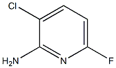 3-氯-6-氟吡啶-2-胺 结构式