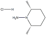 (2R,6S)-2,6-dimethylpiperidin-1-amine:hydrochloride 结构式