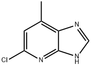 5-CHLORO-7-METHYL-3H-IMIDAZO[4,5-B]PYRIDINE 结构式