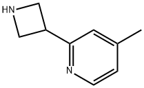 2-(AZETIDIN-3-YL)-4-METHYLPYRIDINE 结构式