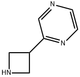 2-(AZETIDIN-3-YL)PYRAZINE 结构式