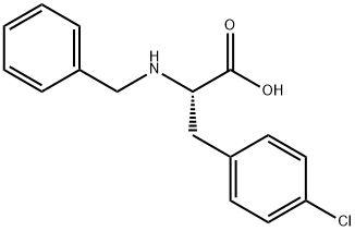 N-苄基-DL-4-氯苯丙氨酸 结构式