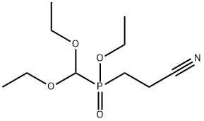 ethyl 2-cyanoethyl(diethoxymethyl)phosphinate 结构式