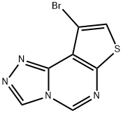 9-溴噻吩并[3,2-E][1,2,4]三唑并[4,3-C]嘧啶 结构式