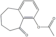 5H-Benzocyclohepten-5-one,4-(acetyloxy)-6,7,8,9-tetrahydro- 结构式