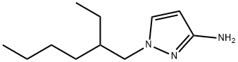 1-(2-ethylhexyl)-1H-pyrazol-3-amine 结构式