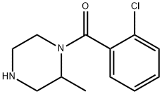 1-(2-chlorobenzoyl)-2-methylpiperazine 结构式