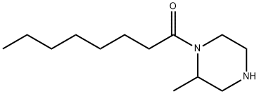 1-(2-methylpiperazin-1-yl)octan-1-one 结构式