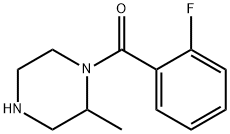 1-(2-fluorobenzoyl)-2-methylpiperazine 结构式