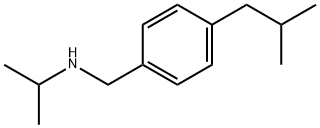 {[4-(2-methylpropyl)phenyl]methyl}(propan-2-yl)amine 结构式