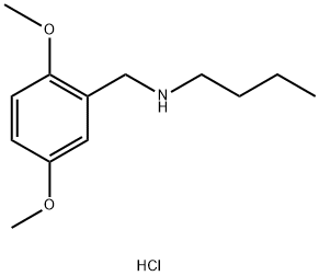 butyl[(2,5-dimethoxyphenyl)methyl]amine hydrochloride 结构式