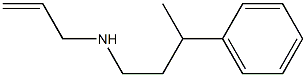 (3-phenylbutyl)(prop-2-en-1-yl)amine 结构式