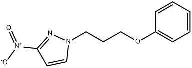 3-nitro-1-(3-phenoxypropyl)-1H-pyrazole 结构式