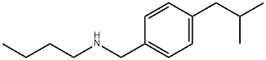 butyl({[4-(2-methylpropyl)phenyl]methyl})amine 结构式