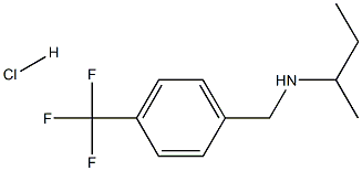 (butan-2-yl)({[4-(trifluoromethyl)phenyl]methyl})amine hydrochloride 结构式