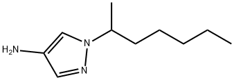 1-(heptan-2-yl)-1H-pyrazol-4-amine 结构式