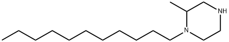 2-methyl-1-undecylpiperazine 结构式