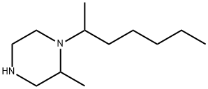 1-(heptan-2-yl)-2-methylpiperazine 结构式