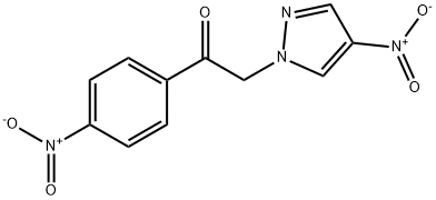 2-(4-nitro-1H-pyrazol-1-yl)-1-(4-nitrophenyl)ethan-1-one 结构式