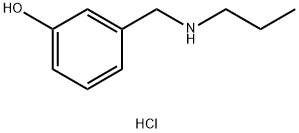 3-[(propylamino)methyl]phenol hydrochloride 结构式