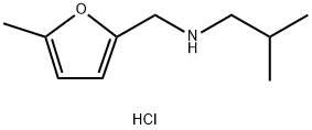 [(5-methylfuran-2-yl)methyl](2-methylpropyl)amine hydrochloride 结构式