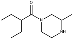 2-ethyl-1-(3-methylpiperazin-1-yl)butan-1-one 结构式