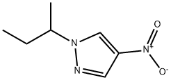 1-(butan-2-yl)-4-nitro-1H-pyrazole 结构式