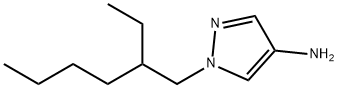 1-(2-ethylhexyl)-1H-pyrazol-4-amine 结构式