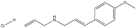 [(2E)-3-(4-methoxyphenyl)prop-2-en-1-yl](prop-2-en-1-yl)amine hydrochloride 结构式