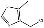 4-(氯甲基)-5-甲基噁唑 结构式