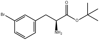 L-3-溴苯丙氨酸叔丁酯 结构式