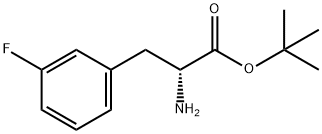 D-3-氟苯丙氨酸叔丁酯 结构式