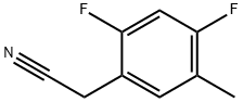 2,4-Difluoro-5-methylphenylacetonitrile 结构式