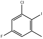 3-氯-5-氟-2-碘甲苯 结构式