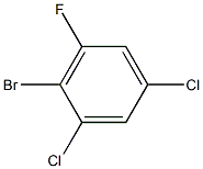 2-溴-1,5-二氯-3-氟苯 结构式