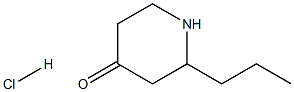 2-propylpiperidin-4-one:hydrochloride 结构式