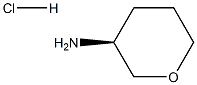 (S)-Tetrahydro-2H-pyran-3-amine hydrochloride 结构式