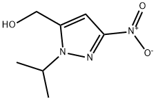 (1-异丙基-3-硝基-1H-吡唑-5-基)甲醇 结构式